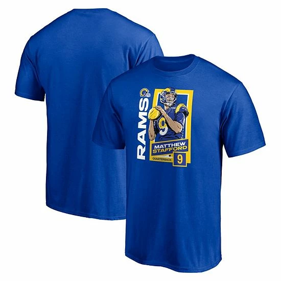 Men's Fanatics Branded Matthew Stafford Royal Los Angeles Rams Player Graphic T-Shirt Men's Fanatics Branded Matthew Stafford Royal Los Angeles Rams Player Graphic T-Shirt -Metaverse shop unnamed file 32036