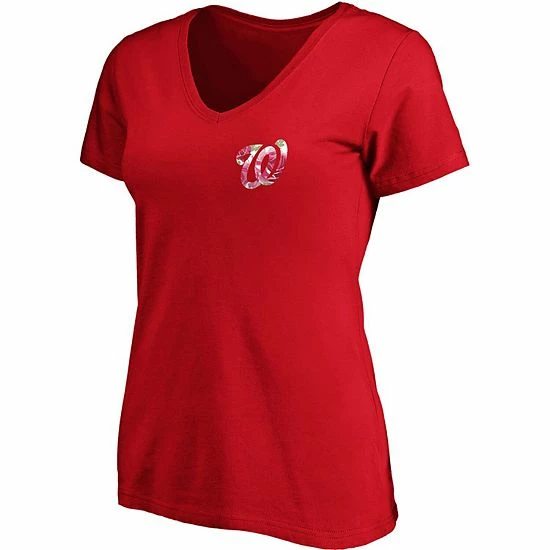Women's Fanatics Branded Red Washington Nationals Mother's Day Logo V-Neck T-Shirt Women's Fanatics Branded Red Washington Nationals Mother's Day Logo V-Neck T-Shirt -Metaverse shop unnamed file 32055