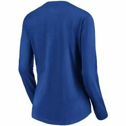 Women's Fanatics Branded Royal Chicago Cubs Core Team Lockup Long Sleeve V-Neck T-Shirt -Metaverse shop unnamed file 32066