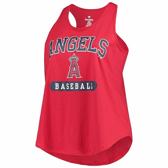 Women's Fanatics Branded Mike Trout Red Los Angeles Angels Plus Size Name & Number Tank Top Women's Fanatics Branded Mike Trout Red Los Angeles Angels Plus Size Name & Number Tank Top -Metaverse shop unnamed file 32073