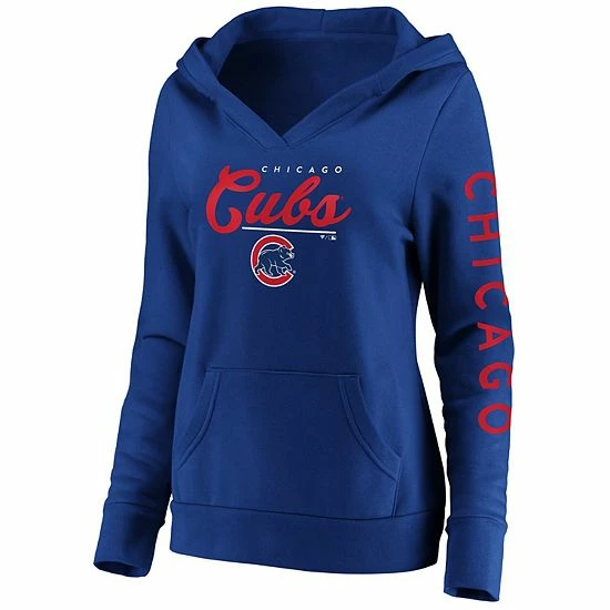 Women's Fanatics Branded Royal Chicago Cubs Core High Class Crossover Pullover Hoodie Women's Fanatics Branded Royal Chicago Cubs Core High Class Crossover Pullover Hoodie -Metaverse shop unnamed file 32120