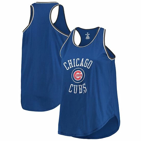 Women's Fanatics Branded Royal Chicago Cubs Plus Size Scoop Neck Ringer Tank Top Women's Fanatics Branded Royal Chicago Cubs Plus Size Scoop Neck Ringer Tank Top -Metaverse shop unnamed file 32122
