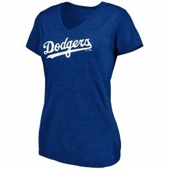 Women's Fanatics Branded Heathered Royal Los Angeles Dodgers Wordmark Tri-Blend V-Neck T-Shirt 4 Women's Fanatics Branded Heathered Royal Los Angeles Dodgers Wordmark Tri-Blend V-Neck T-Shirt -Metaverse shop unnamed file 32139