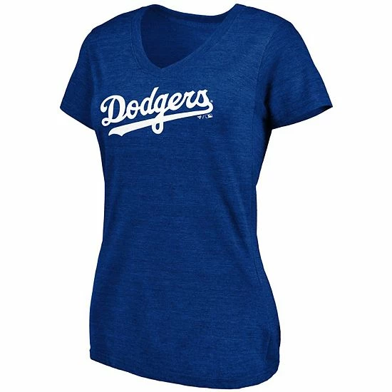 Women's Fanatics Branded Heathered Royal Los Angeles Dodgers Wordmark Tri-Blend V-Neck T-Shirt Women's Fanatics Branded Heathered Royal Los Angeles Dodgers Wordmark Tri-Blend V-Neck T-Shirt -Metaverse shop unnamed file 32139