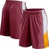 Men's Fanatics Branded Burgundy/White Washington Football Team Prep Colorblock Shorts