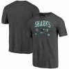 Men's Fanatics Branded Heathered Charcoal San Jose Sharks Line Shift Tri-Blend T-Shirt -Metaverse shop unnamed file 32152