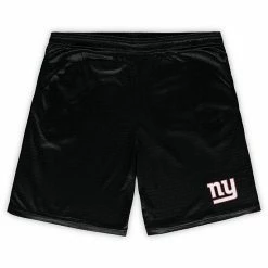 Men's Fanatics Branded Black New York Giants Big & Tall Shorts