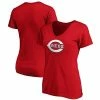 Women's Fanatics Branded Red Cincinnati Reds Core Official Logo V-Neck T-Shirt 1 Women's Fanatics Branded Red Cincinnati Reds Core Official Logo V-Neck T-Shirt -Metaverse shop unnamed file 32161