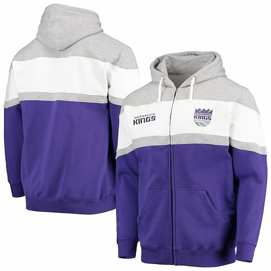 Men's Fanatics Branded Gray/Purple Sacramento Kings Colorblock Wordmark Full-Zip Hoodie Men's Fanatics Branded Gray/Purple Sacramento Kings Colorblock Wordmark Full-Zip Hoodie -Metaverse shop unnamed file 32169