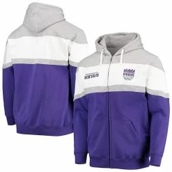 Men's Fanatics Branded Gray/Purple Sacramento Kings Colorblock Wordmark Full-Zip Hoodie 3 Men's Fanatics Branded Gray/Purple Sacramento Kings Colorblock Wordmark Full-Zip Hoodie -Metaverse shop unnamed file 32170