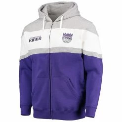 Men's Fanatics Branded Gray/Purple Sacramento Kings Colorblock Wordmark Full-Zip Hoodie 4 Men's Fanatics Branded Gray/Purple Sacramento Kings Colorblock Wordmark Full-Zip Hoodie -Metaverse shop unnamed file 32171
