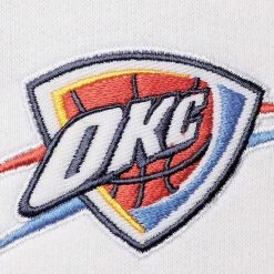 Men's Fanatics Branded Blue/Orange Oklahoma City Thunder Colorblock Wordmark Full-Zip Hoodie -Metaverse shop unnamed file 32178