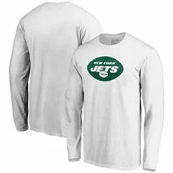 Men's Fanatics Branded White New York Jets Primary Logo Long Sleeve T-Shirt -Metaverse shop unnamed file 32199