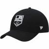 Men's Fanatics Branded Black Los Angeles Kings Core Primary Logo Snapback Adjustable Hat
