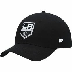 Men's Fanatics Branded Black Los Angeles Kings Core Primary Logo Snapback Adjustable Hat
