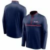 Men's Fanatics Branded Navy Atlanta Braves Line Up Wordmark Clutch Quarter-Zip Jacket -Metaverse shop unnamed file 32206