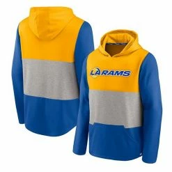 Men's Fanatics Branded Gold/Royal Los Angeles Rams Linear Logo Pullover Hoodie 3 Men's Fanatics Branded Gold/Royal Los Angeles Rams Linear Logo Pullover Hoodie -Metaverse shop unnamed file 32211