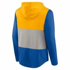 Men's Fanatics Branded Gold/Royal Los Angeles Rams Linear Logo Pullover Hoodie 5 Men's Fanatics Branded Gold/Royal Los Angeles Rams Linear Logo Pullover Hoodie -Metaverse shop unnamed file 32213