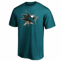 Men's Fanatics Branded Teal San Jose Sharks Team Primary Logo T-Shirt 8 Men's Fanatics Branded Teal San Jose Sharks Team Primary Logo T-Shirt -Metaverse shop unnamed file 32254