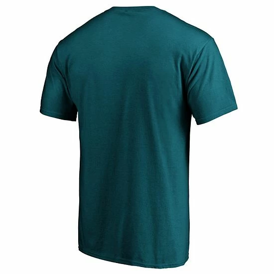 Men's Fanatics Branded Teal San Jose Sharks Team Primary Logo T-Shirt 6 Men's Fanatics Branded Teal San Jose Sharks Team Primary Logo T-Shirt - Image 4