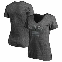 Women's Fanatics Branded Heathered Charcoal Chicago White Sox Old Time Favorite V-Neck T-Shirt 7 Women's Fanatics Branded Heathered Charcoal Chicago White Sox Old Time Favorite V-Neck T-Shirt -Metaverse shop unnamed file 32257