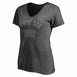 Women's Fanatics Branded Heathered Charcoal Chicago White Sox Old Time Favorite V-Neck T-Shirt 8 Women's Fanatics Branded Heathered Charcoal Chicago White Sox Old Time Favorite V-Neck T-Shirt -Metaverse shop unnamed file 32258
