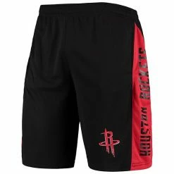 Men's Fanatics Branded Black/Red Houston Rockets Wordmark Logo Practice Shorts -Metaverse shop unnamed file 32308