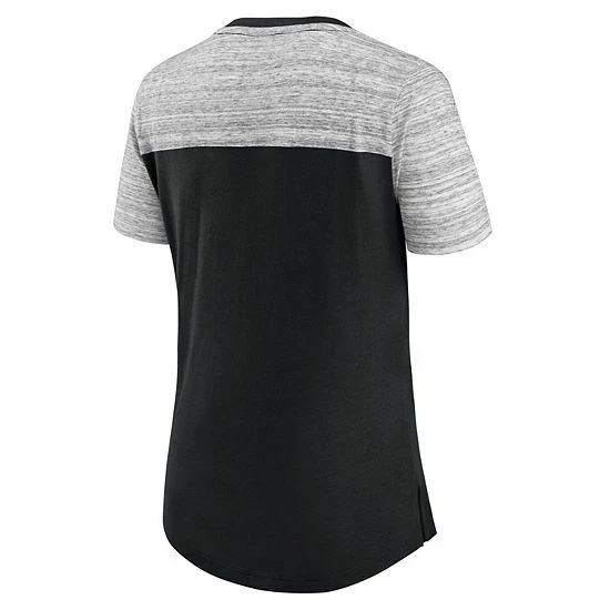 Women's Fanatics Branded Black/Heathered Gray Pittsburgh Steelers Close Quarters V-Neck T-Shirt Women's Fanatics Branded Black/Heathered Gray Pittsburgh Steelers Close Quarters V-Neck T-Shirt -Metaverse shop unnamed file 3234