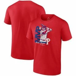 Men's Fanatics Branded Bryce Harper Red Philadelphia Phillies 2021 NL MVP T-Shirt -Metaverse shop unnamed file 3240