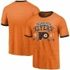 Fanatics Men's Majestic Threads Orange Philadelphia Flyers Buzzer Beater Tri-Blend Ringer T-Shirt -Metaverse shop unnamed file 32412