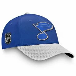Men's Fanatics Branded Blue St. Louis Blues 2021 Stanley Cup Playoffs Bound Locker Room Structured Adjustable Hat -Metaverse shop unnamed file 32509