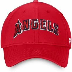 Men's Fanatics Branded Red Los Angeles Angels Core Flex Hat -Metaverse shop unnamed file 32516