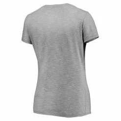 Women's Fanatics Branded Gray St. Louis Cardinals Wordmark & Logo Space-Dye V-Neck T-Shirt -Metaverse shop unnamed file 32522