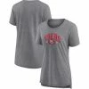 Women's Fanatics Branded Heathered Gray San Francisco 49ers Drop Back Modern Tri-Blend T-Shirt -Metaverse shop unnamed file 32530