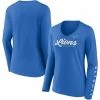 Women's Fanatics Branded Blue Detroit Lions Drive Forward V-Neck Long Sleeve T-Shirt 1 Women's Fanatics Branded Blue Detroit Lions Drive Forward V-Neck Long Sleeve T-Shirt -Metaverse shop unnamed file 32538