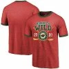Fanatics Men's Majestic Threads Red Minnesota Wild Buzzer Beater Tri-Blend Ringer T-Shirt 2 Fanatics Men's Majestic Threads Red Minnesota Wild Buzzer Beater Tri-Blend Ringer T-Shirt -Metaverse shop unnamed file 3254