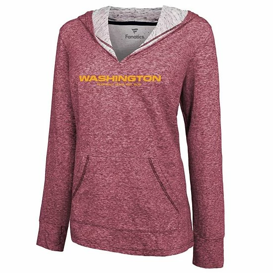 Women's Fanatics Branded Burgundy Washington Football Team Double Face Slub Pullover Hoodie 3 Women's Fanatics Branded Burgundy Washington Football Team Double Face Slub Pullover Hoodie