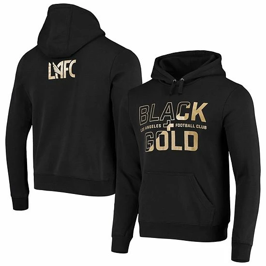 Men's Fanatics Branded Black LAFC Hometown Collection Black & Gold Logo Pullover Hoodie 3 Men's Fanatics Branded Black LAFC Hometown Collection Black & Gold Logo Pullover Hoodie