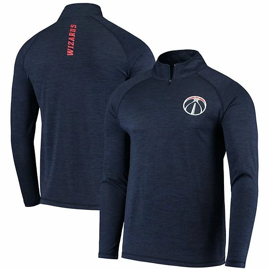 Men's Fanatics Branded Heathered Navy Washington Wizards Iconic Contender Quarter-Zip Pullover Jacket Men's Fanatics Branded Heathered Navy Washington Wizards Iconic Contender Quarter-Zip Pullover Jacket -Metaverse shop unnamed file 32702