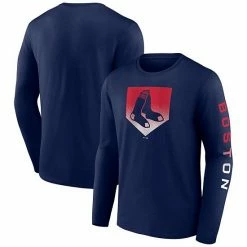 Men's Fanatics Branded Navy Boston Red Sox Iconic Clear Sign Long Sleeve T-Shirt 3 Men's Fanatics Branded Navy Boston Red Sox Iconic Clear Sign Long Sleeve T-Shirt -Metaverse shop unnamed file 3271