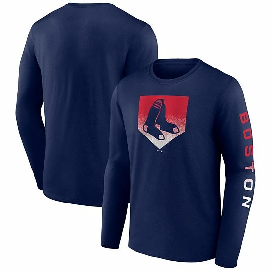 Men's Fanatics Branded Navy Boston Red Sox Iconic Clear Sign Long Sleeve T-Shirt Men's Fanatics Branded Navy Boston Red Sox Iconic Clear Sign Long Sleeve T-Shirt -Metaverse shop unnamed file 3271