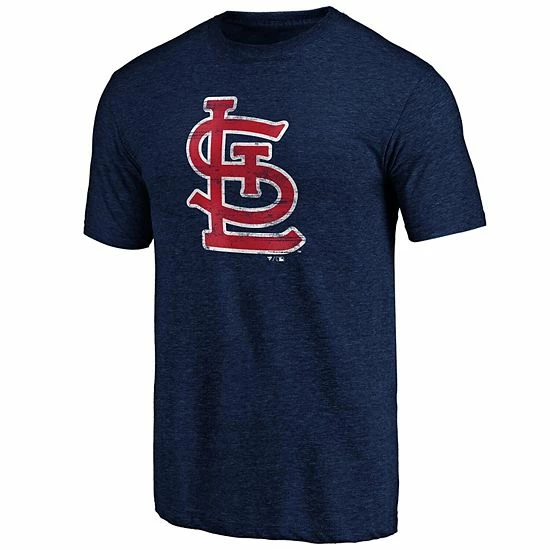 Men's Fanatics Branded Heathered Navy St. Louis Cardinals Weathered Official Logo Tri-Blend T-Shirt Men's Fanatics Branded Heathered Navy St. Louis Cardinals Weathered Official Logo Tri-Blend T-Shirt -Metaverse shop unnamed file 32742