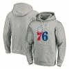 Men's Fanatics Branded Heathered Gray Philadelphia 76ers Team Primary Logo Pullover Hoodie -Metaverse shop unnamed file 32920