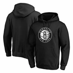 Men's Fanatics Branded Black Brooklyn Nets Primary Team Logo Pullover Hoodie -Metaverse shop unnamed file 32940