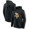 Men's Fanatics Branded Black Minnesota Vikings On The Ball Pullover Hoodie -Metaverse shop unnamed file 32974