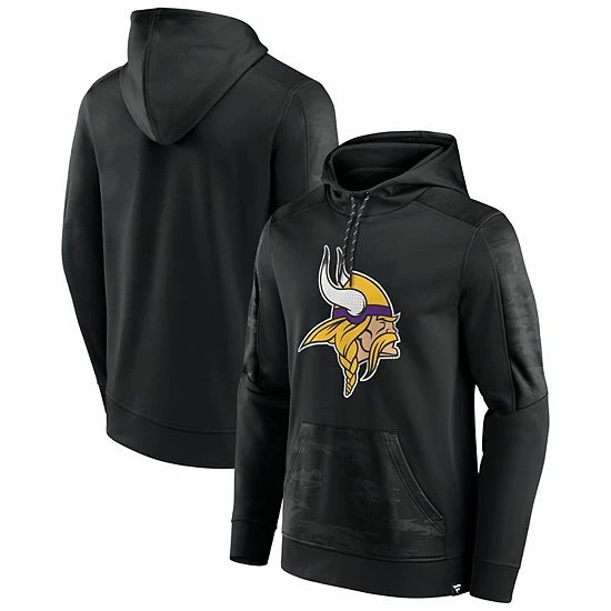 Men's Fanatics Branded Black Minnesota Vikings On The Ball Pullover Hoodie Men's Fanatics Branded Black Minnesota Vikings On The Ball Pullover Hoodie -Metaverse shop unnamed file 32975