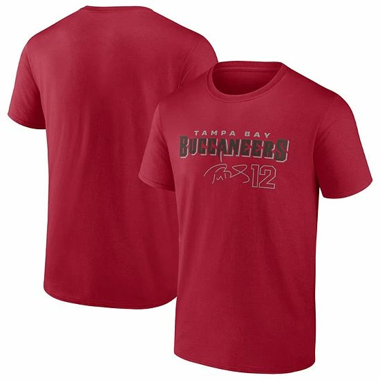 Men's Fanatics Branded Tom Brady Red Tampa Bay Buccaneers Name & Number Team T-Shirt Men's Fanatics Branded Tom Brady Red Tampa Bay Buccaneers Name & Number Team T-Shirt -Metaverse shop unnamed file 33010