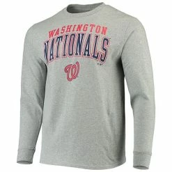 Men's Fanatics Branded Red/Gray Washington Nationals Team Logo T-Shirt Combo Set -Metaverse shop unnamed file 33036