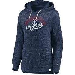 Women's Fanatics Branded Navy Washington Wizards Faded Script Raglan Pullover Hoodie -Metaverse shop unnamed file 33044