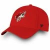 Women's Fanatics Branded Garnet Arizona Coyotes Iconic Fundamental Adjustable Hat -Metaverse shop unnamed file 33054